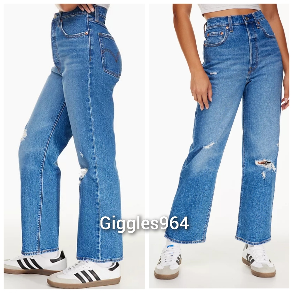 Levi's Ribcage Straight Leg Jeans Jazz Tribe